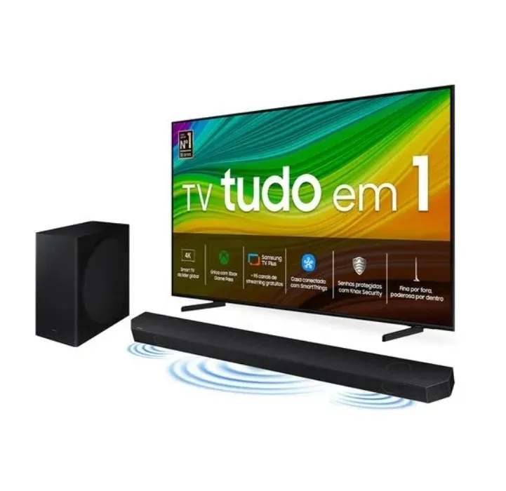 [App] Combo Smart Tv 50&Quot; Qled 4k 50q60d 2024 + Soundbar Hw-B550/Zd -Q50q60d-B550